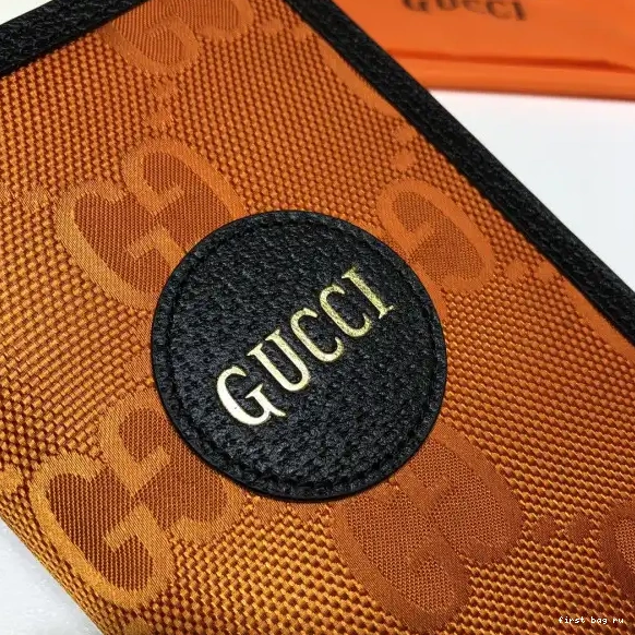 First bag ru GUCCI Off The passport Grid case 0614